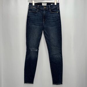 Frame Denim Le High Skinny Jeans in Blue Heren Size 27